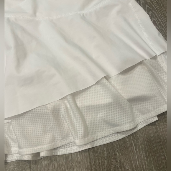 Athleta Ace Mesh White Tennis Skort Skirt. Women’s size 14. EUC - Picture 2 of 12